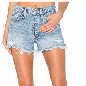 AGOLDE Parker denim cut off shorts 26